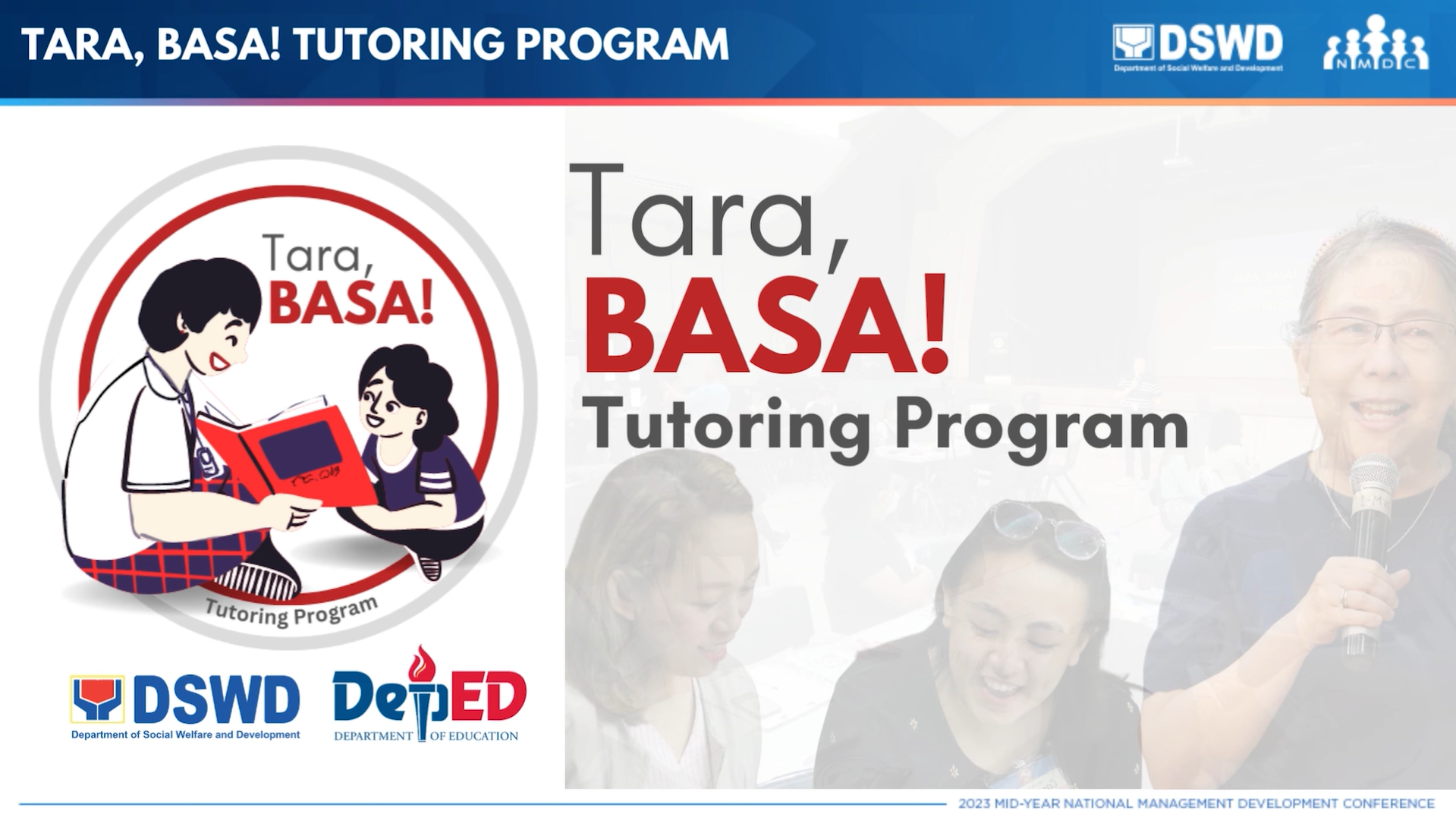 "Tara, Basa" Reading Tutorials Program